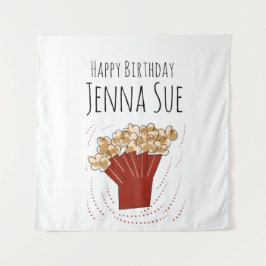 Popcorn Movie Outdoor Party Geburtstag Wandteppich