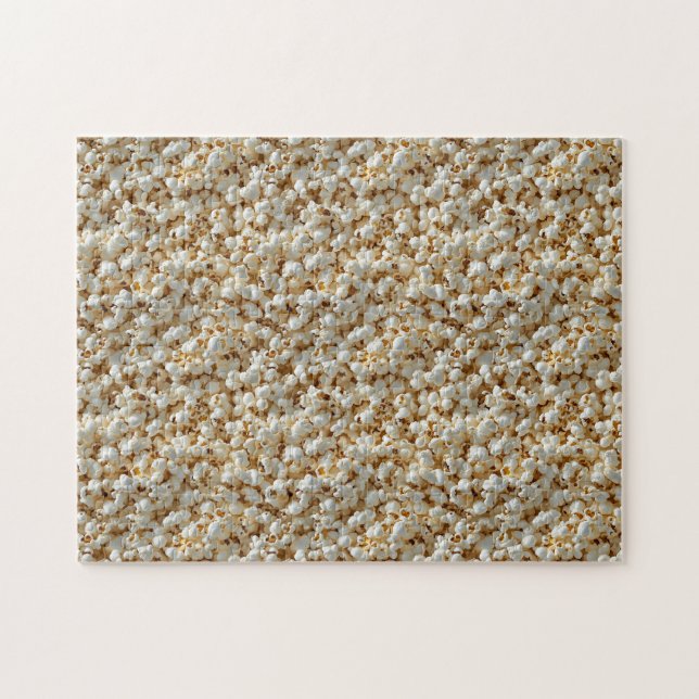 Popcorn Nahtloses Muster (Horizontal)