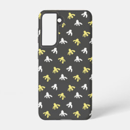 Popcorn Phone Case (Dunkelgrau & Buttergelb) Samsung Galaxy Hülle