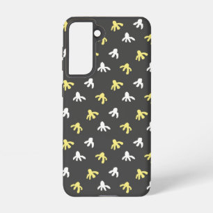 Popcorn Phone Case (Dunkelgrau & Buttergelb) Samsung Galaxy Hülle