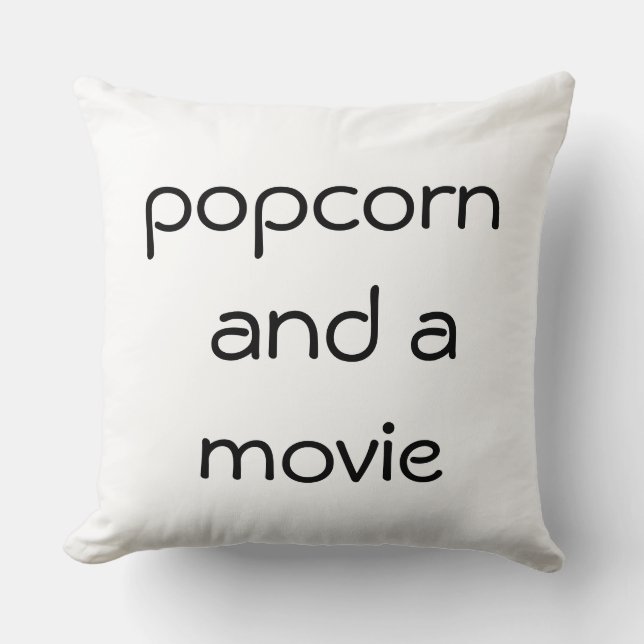 "Popcorn-" Polyester-Wurfs-Kissen Kissen (Vorderseite)
