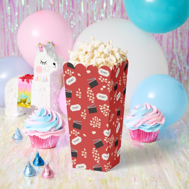 Popcorn Retro Movie Cinema Geschenkschachtel (Party)