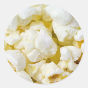 Popcorn Runder Aufkleber