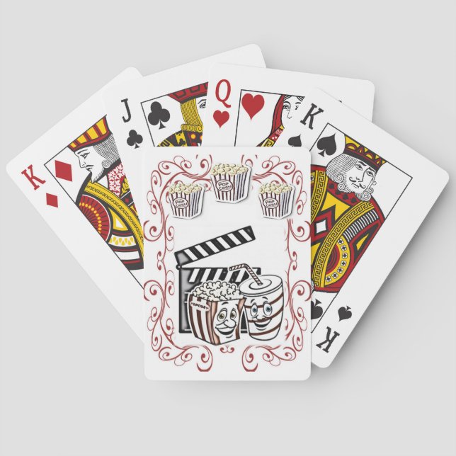 Popcorn Spielkarten-Deck Spielkarten (Rückseite)