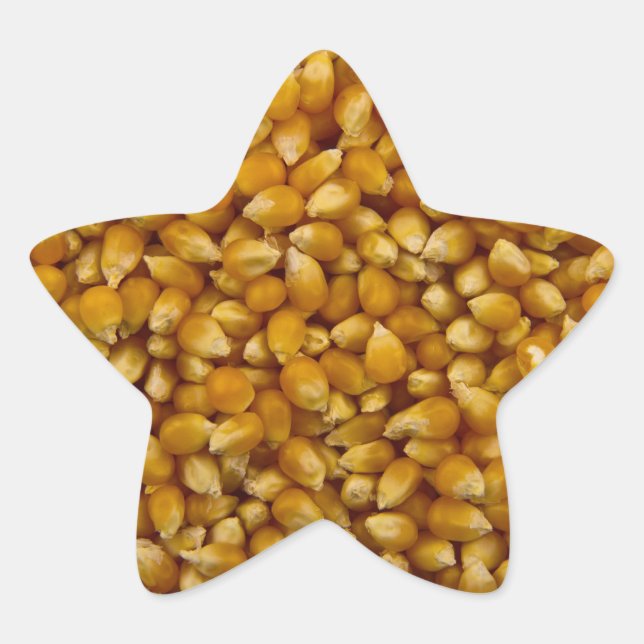 POPCORN  Stern-Aufkleber (Vorderseite)