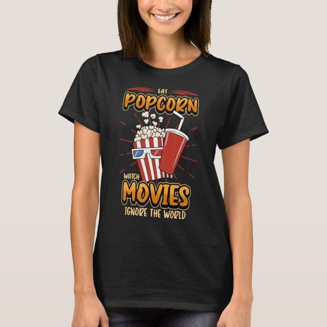 Popcorn T-Shirt (Vorderseite)