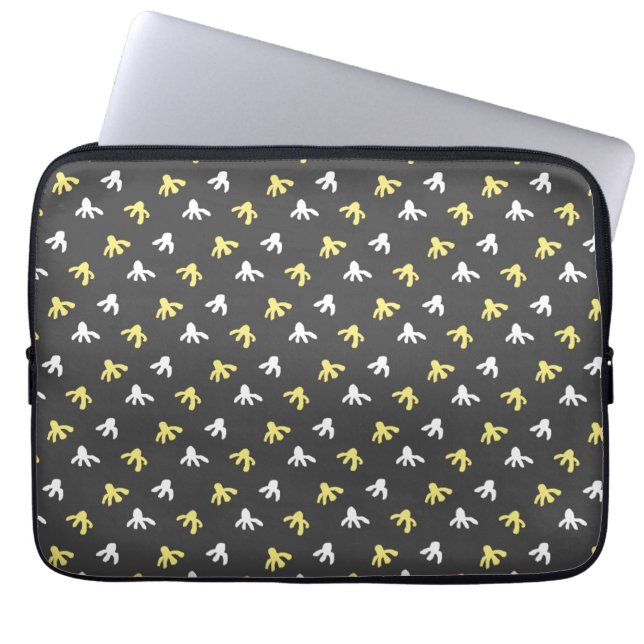 Popcorn Tablet Case (Dark Gray & Butter Yellow) (Vorderseite)