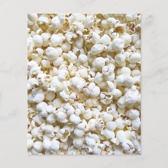 Popcorn-Textur-Fotografie Flyer (Vorne)