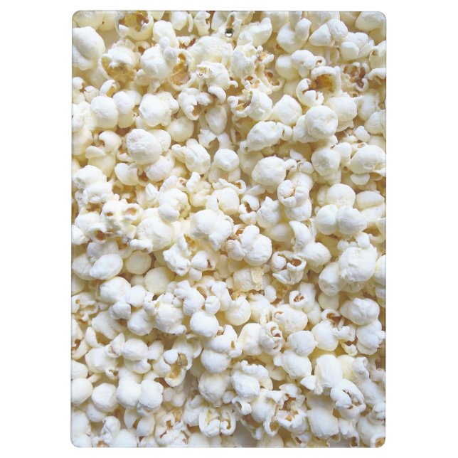 Popcorn Texture Fotografy Helle Dekoration Klemmbrett (Rückseite)