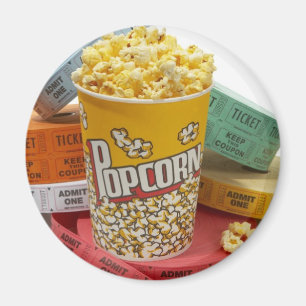 Popcorn- u. Filmkartenmagnet Magnet