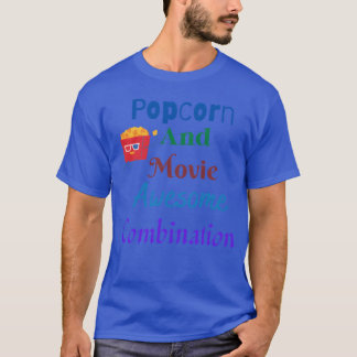 Popcorn und Film großartige Kombinationsgeschenk T-Shirt