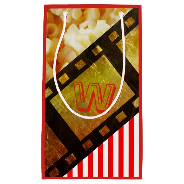 Popcorn- und Filmmusiktasche Kleine Geschenktüte (Vorderseite)