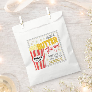 Popcorn-Wertschätzung für die Leckerei-Flaggen Geschenktütchen