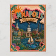 PopCut Staaten Annapolis Maryland Papierkunst