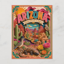 PopCut Staaten Arizona Farbige 3D-Papierkunst