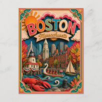 PopCut Staaten Boston Massachusetts Papierkunst