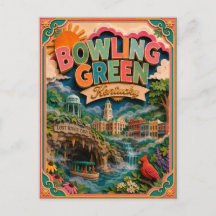 PopCut Staaten Bowling Green Kentucky Papierkunst