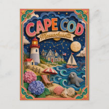 PopCut Staaten Cape Cod Massachusetts Papierkunst