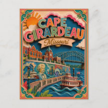 PopCut Staaten Cape Girardeau Missouri Papierkunst