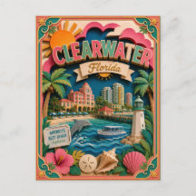 PopCut Staaten Clearwater Florida Papierkunst
