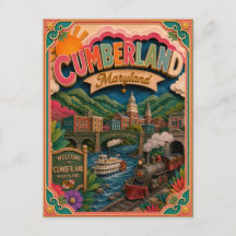 PopCut Staaten Cumberland Maryland Papierkunst