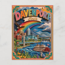 PopCut Staaten Davenport Iowa Papierkunst