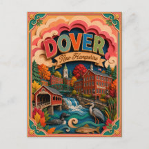 PopCut Staaten Dover New Hampshire Papierkunst