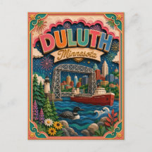 PopCut Staaten Duluth Minnesota Papierkunst