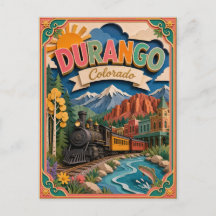 PopCut Staaten Durango Colorado Papier Kunst