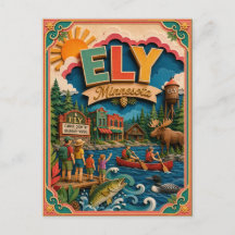 PopCut Staaten Ely Minnesota Papierkunst