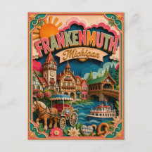 PopCut-Staaten Frankenmuth Michigan Papierkunst