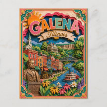 PopCut Staaten Galena Illinois Papierkunst