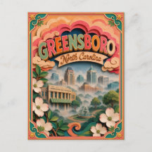 PopCut Staaten Greensboro North Carolina Papierkun
