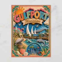 PopCut Staaten Gulfport Mississippi Papierkunst
