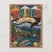 PopCut Staaten Haines Alaska Papierkunst