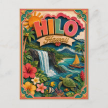 PopCut Staaten Hilo Hawaii Papierkunst