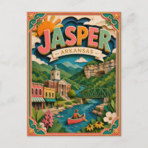 PopCut Staaten Jasper Arkansas Papierkunst