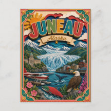 PopCut Staaten Juneau Alaska Papierkunst