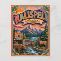 PopCut Staaten Kalispell Montana Papierkunst
