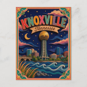 PopCut Staaten Knoxville Tennessee Papierkunst Postkarte