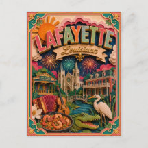 PopCut Staaten Lafayette Louisiana Papierkunst