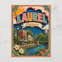 PopCut Staaten Laurel Delaware Papierkunst