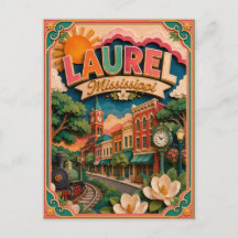 PopCut Staaten Laurel Mississippi Papierkunst