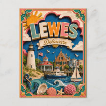 PopCut Staaten Lewes Delaware Papierkunst