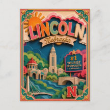 PopCut Staaten Lincoln Nebraska Papierkunst
