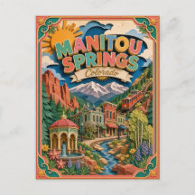 PopCut Staaten Manitou Springs Colorado Papierkuns