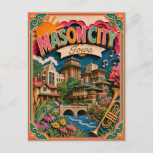 PopCut Staaten Mason City Iowa Papierkunst