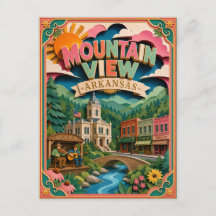 PopCut Staaten Mountain View Arkansas Papierkunst