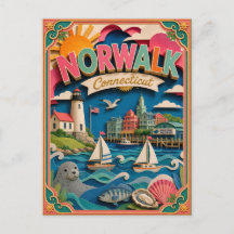 PopCut Staaten Norwalk Connecticut Papier Kunst