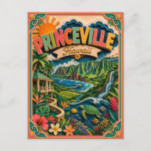 PopCut Staaten Princeville Hawaii Papierkunst